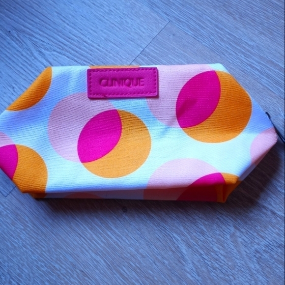 Clinique X Pop Retro Artsy Make Up Bag Mini Pouch New - Picture 4 of 9